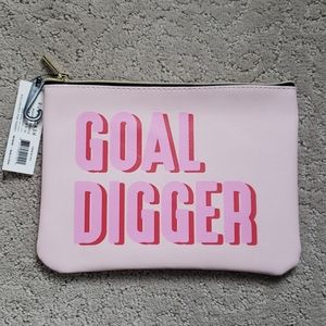 Pink Goal Digger Makeup Pouch